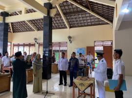 PENGAMBILAN SUMPAH DAN PELANTIKAN JABATAN KAMITUWA KALURAHAN NGORO-ORO